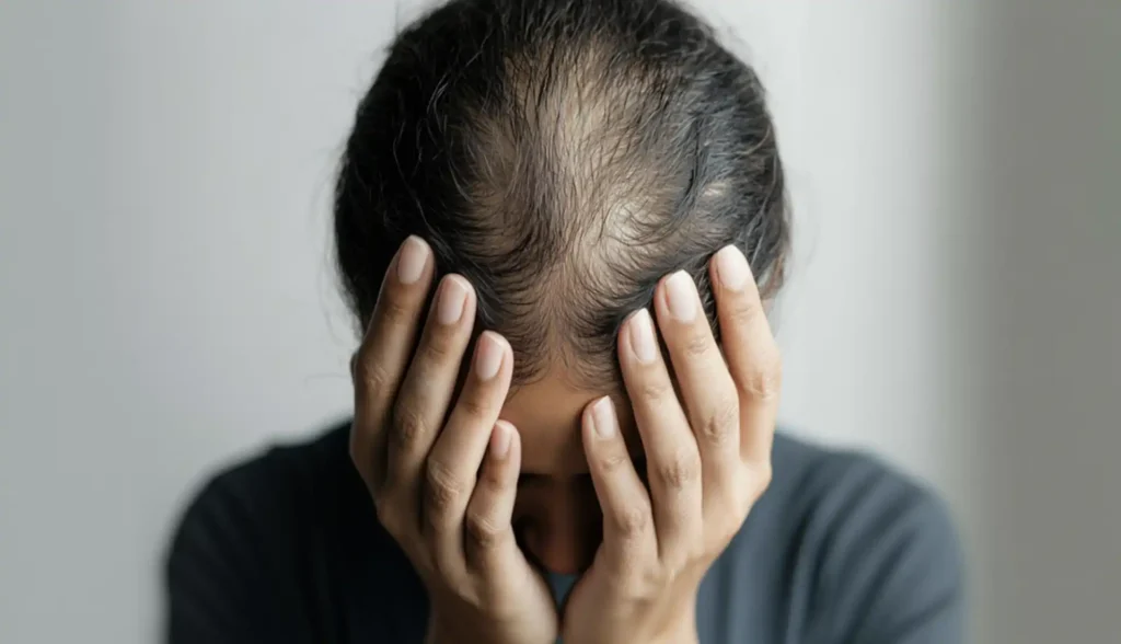Hormonal hair thinning
